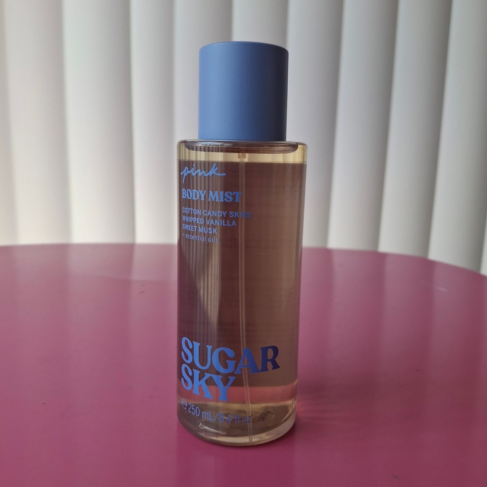 Victoria's Secret PINK SUGAR SKY Body Mist 8.4 oz Cotton Candy Vanilla Musk